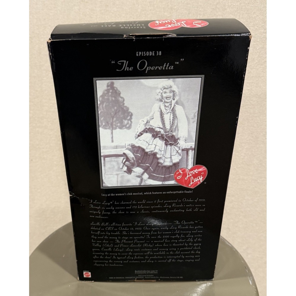 MATTEL 2005 I Love Lucy Episode 38 "The Operetta" Lucile Ball Doll NEW IN BOX - Picture 7 of 8
